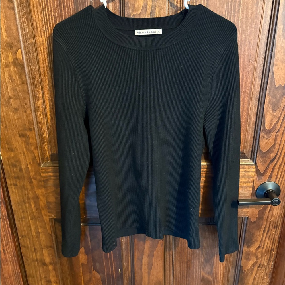 Abercrombie & Fitch Black Sweater used Size Large